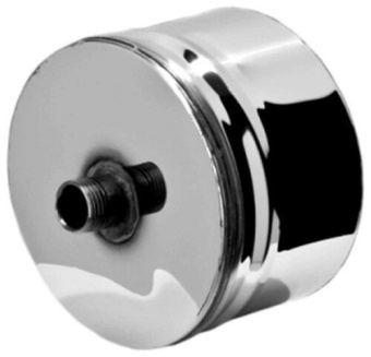 Заглушка с конденсатоотводом наружняя Ф135