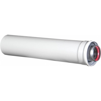 Удлинитель коаксиальный Ø80/125 мм L= 1,0 м Ø80 мм - AL, Ø125 мм (для неконденсационных котлов)